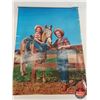 Image 14 : Variety of Vintage Advertising Calendars Tops Only (13) (Horse-Cowgirl Theme) (Largest Measures: 20"