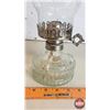 Image 3 : Coal Oil Lamp (Clear) (13-1/4"H Total w/Chimney) (SEE PICS!)