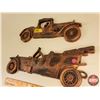 Image 3 : Coppercraft Wall Art Guild Plastic Composite "Vintage Cars" (2) (5-1/2" x 14") (SEE PICS!)