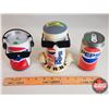 Image 1 : PEPSI Novelty Gag Cans (3): - Dancing Can - Piano Playing Can - Sprays Water Can (Battery Operated) 