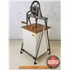 Image 2 : Metal Crank Operated Butter Churn (22-1/2"H x 14-1/2"W x 10"D) (SEE PICS!)