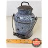 Image 3 : Graniteware Lunch Pail/Bucket (9"H x 5-3/4"Dia) (SEE PICS!)