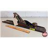 Image 2 : Stanley No. 8 Wood Plane - Corrugated (Rosewood Grips) (5-3/4"H x 3"W x 24"D) (SEE PICS!)