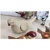 Image 8 : Bird Ornaments / Décor Plates Combo: - 2 Plates - 11 Ornaments (Variety) (SEE PICS!)