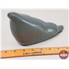 Image 4 : Green Soap Stone : Sea Lion : Carving * Contemporary * Styling (5"H x 2-1/4"W x 10"D) (SEE PICS!)