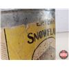 Image 8 : EATON'S SNOWFLAKE BAKING POWDER Tin (Paper Label) (7"H x 4-1/2"Dia) (SEE PICS!)