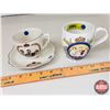Image 1 : Royal Family Cups / Saucer:  - The Royal Family King George VI & Queen Elizabeth Cup / Saucer - To C