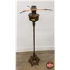 Image 1 : Coal Oil Floor Lamp (Brass?) (50"H) (SEE PICS!)