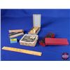 Image 2 : Variety of Vintage/Antique Domino Sets in Boxes (1 Wood - 1 Pressed Board - 2 Hard Plastic / Tiles) 