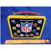 Image 2 : Tin Lunch Box "American Conference NFL" (c.1975) (7-1/4"H x 9"W x 4"D) (SEE PICS!)