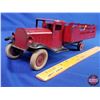 Image 1 : Wyandotte Toy Truck (Metal) (Note: Wooden Rims / Missing Back Tires) (4-1/4"H x 4-1/2"W x 12"L) (SEE