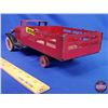 Image 3 : Wyandotte Toy Truck (Metal) (Note: Wooden Rims / Missing Back Tires) (4-1/4"H x 4-1/2"W x 12"L) (SEE