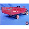 Image 4 : Wyandotte Toy Truck (Metal) (Note: Wooden Rims / Missing Back Tires) (4-1/4"H x 4-1/2"W x 12"L) (SEE