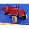 Image 8 : Wyandotte Toy Truck (Metal) (Note: Wooden Rims / Missing Back Tires) (4-1/4"H x 4-1/2"W x 12"L) (SEE