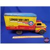 Image 2 : Marx/LUMAR Metal Toy Truck "LUMAR VAN LINES" (9"H x 7"W x 17-1/2"L) (SEE PICS!)