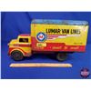 Image 5 : Marx/LUMAR Metal Toy Truck "LUMAR VAN LINES" (9"H x 7"W x 17-1/2"L) (SEE PICS!)
