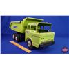 Image 10 : Marx Metal Toy Cabover Dump Truck "Powerhouse Earthmovers" (Steers) (8-1/2"H x 8-1/2"W x 20-1/2"L) (