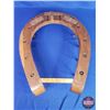 Image 4 : Wood Décor Wall Mount Horse Shoe Coat/Hat Rack (22"H x 17"W x 2"D) (SEE PICS!)