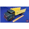 Image 2 : Marx/LUMAR Metal Carrier Transport Truck Toy (Repainted) (6"H x 6"W x 19"L) (SEE PICS!)