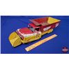 Image 2 : Marx/LUMAR Metal Loader Dump Truck Toy (Note: Loose) (4-1/2"H x 6"W x 17-1/2"L) (SEE PICS!)