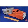 Image 7 : Lincoln Metal Truck & Hauler Trailer "Lincoln Toy Transport" "Lincoln Highway Express" (Truck may ha