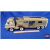 Image 3 : Structo Metal Truck & Trailer "Vista Dome Horse Van" (6-1/2"H x 6"W x 21"L) (SEE PICS!)