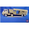 Image 4 : Structo Metal Truck & Trailer "Vista Dome Horse Van" (6-1/2"H x 6"W x 21"L) (SEE PICS!)