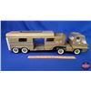 Image 8 : Structo Metal Truck & Trailer "Vista Dome Horse Van" (6-1/2"H x 6"W x 21"L) (SEE PICS!)