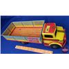 Image 8 : Marx/LUMAR Delivery Truck "Inter-City Delivery Service" + Tin Toy Tractor & Wagon (Truck Measures: 5