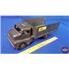 Image 2 : Structo Metal Toy Army Transport/Carrier Truck (4-3/4"H x 5-1/2"W x 12-3/4"L) (SEE PICS!)