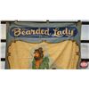 Image 12 : CIRCUS SIDESHOW BANNER "Bearded Lady" "Royal Hanneford Circus (Double Sided / Hand Painted) (Very La