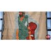 Image 5 : CIRCUS SIDESHOW BANNER "Bearded Lady" "Royal Hanneford Circus (Double Sided / Hand Painted) (Very La
