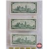 Image 2 : Canada $1 Bills Centennial 1967 (3): - Beattie/Rasminsky 1867 1967 (See Pics for Varieties, Conditio