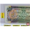 Image 2 : Canada $20 Bill 1969 : Beattie/Rasminsky #EB0704807 (See Pics for Varieties, Conditions, Serial Numb