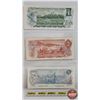 Image 2 : Canada Bills (3) : - 1973 $1 Bill : Crow/Bouey #BCA4038676 - 1974 $2 Bill : Crow/Bouey #ARD9882824 -