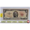 Image 1 : USA $2 Bill 1953A : S/N#A49783344A Red Seal (See Pics for Varieties, Conditions, Serial Numbers & Si