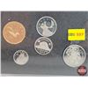 Image 2 : Canada Coins 1988 Year Set in Hard Case : Five Cent; Ten Cent; Twenty Five Cent; Fifty Cent; Loonie 