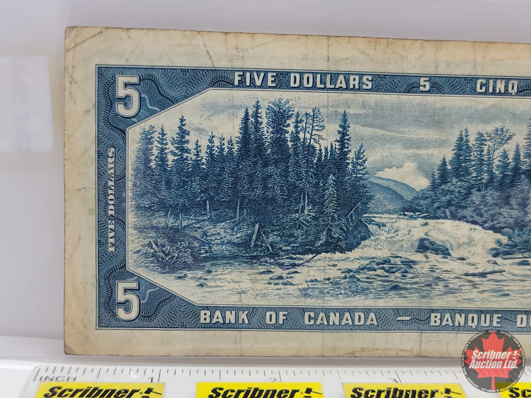 Canada $5 Bill 1954 : Beattie/Rasminsky #NX0273746 (See Pics for ...