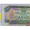 Image 2 : Canada $20 Bill 1969 : Beattie/Rasminsky #EB2263250 (See Pics for Varieties, Conditions, Serial Numb