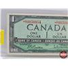 Image 2 : Canada $1 Bill 1954 *Replacement : Beattie/Rasminsky # *OY0050954 (See Pics for Varieties, Condition