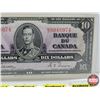 Image 3 : Bank of Canada $10 Bill 1937 : Gordon/Towers #MD8048974 (See Pics for Varieties, Conditions, Serial 