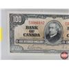 Image 2 : Bank of Canada $100 Bill 1937 : Gordon/Towers #BJ3986187 (PMG Certified : 58 Choice About Unc) (See 