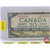 Image 3 : Canada $20 Bill 1954DF "Devil's Face" : Coyne/Towers #BE4548950 (See Pics for Varieties, Conditions,