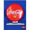 Image 1 : Single Side Tin Coca-Cola Bottle Cap Topper (13"Dia x 1-1/4"D) (SEE PICS!)