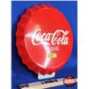 Image 2 : Single Side Tin Coca-Cola Bottle Cap Topper (13"Dia x 1-1/4"D) (SEE PICS!)