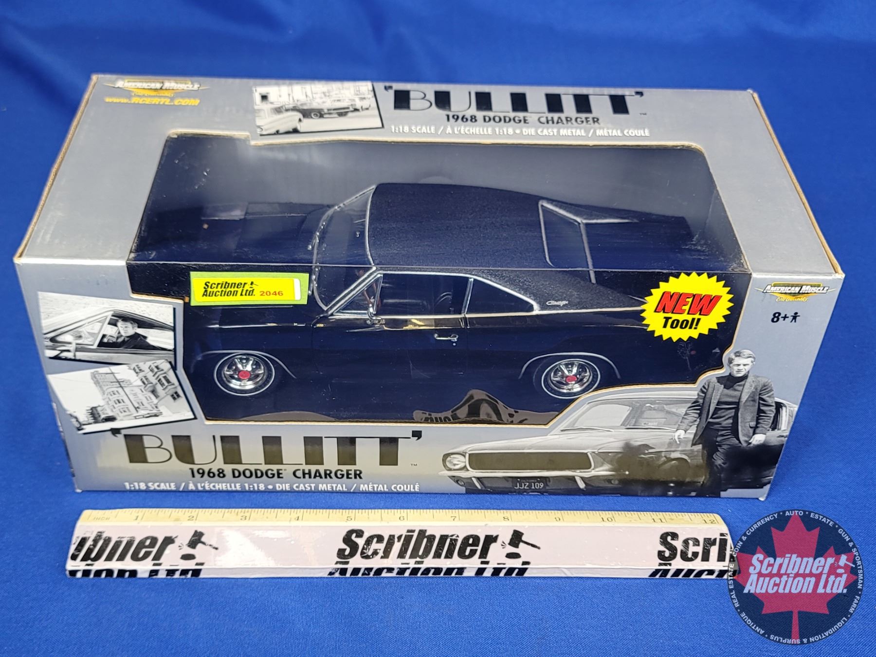 Revell Steve McQueen As Bullitt The Assassin ' S ' 68 Dodge Charger 1 Die Cast Revell Steve McQueen As Bullitt The Assassin ' S ' 68 Dodge Charger 1 Die Cast