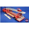 Image 4 : Tonka Metal Toy Fire Department Ladder Truck "TFD" (8"H x 6"W x 32-1/2"D) (SEE PICS!)