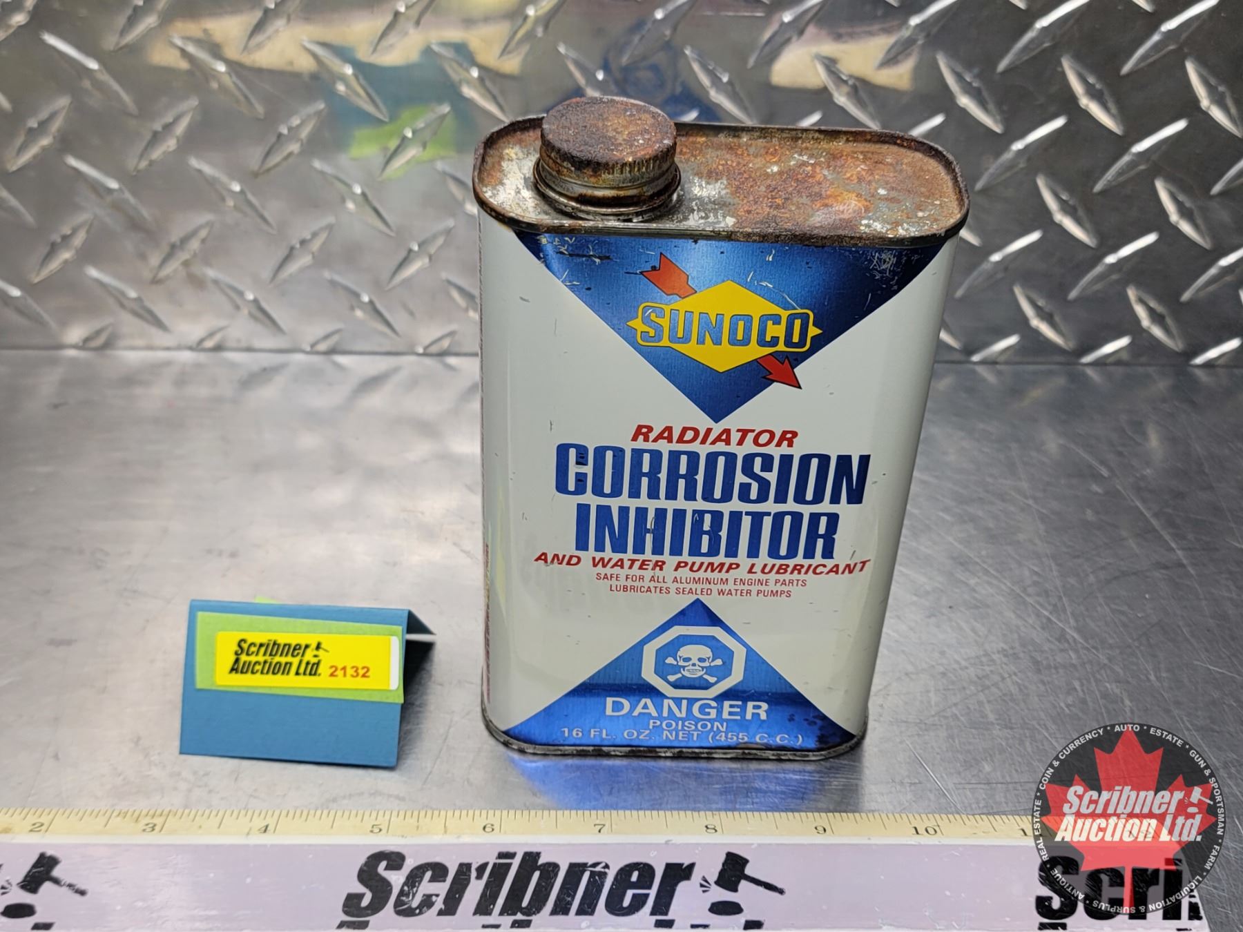 Unoco Radiator OIL TIN : SUNOCO Radiator Corrosion Inhibitor and Water Pump Lubricant ...