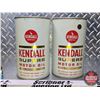 Image 2 : KENDALL OIL TINS (2) : Superb Motor Oil (6-1/2"H x 4"W) (SEE PICS!)