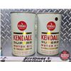 Image 2 : KENDALL OIL TINS (2) : Superb Motor Oil (6-1/2"H x 4"W) (SEE PICS!)